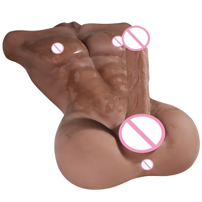 Netphi Life-Size Full Love Doll Torso Realistic Male Sex Doll with Tight Anal Soft Adult Sex Toy for Couples and Women's Fun