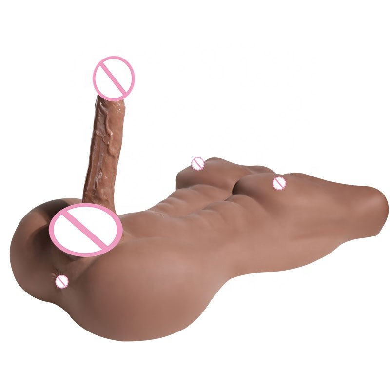 Netphi Life-Size Full Love Doll Torso Realistic Male Sex Doll with Tight Anal Soft Adult Sex Toy for Couples and Women's Fun