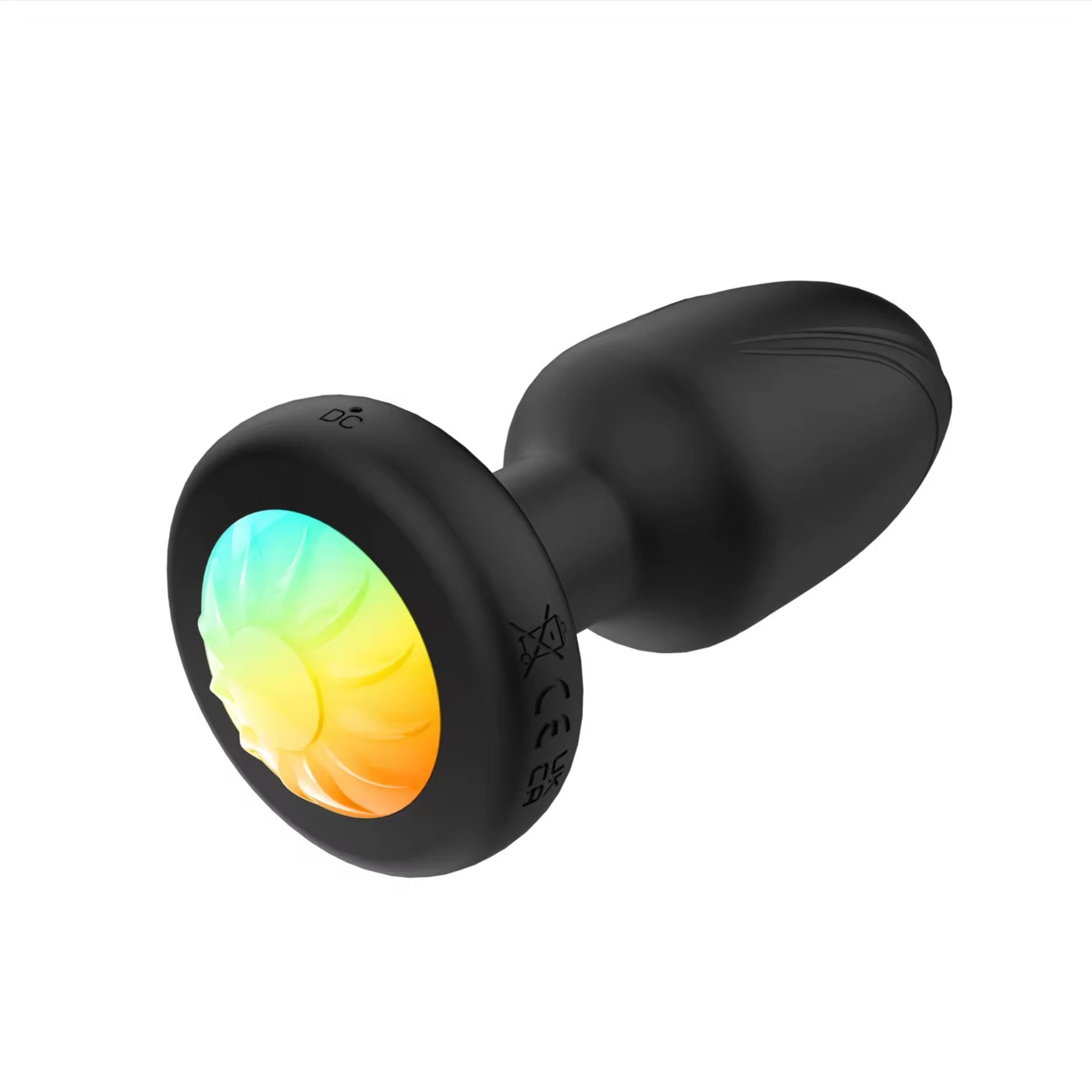 Silicone Vibration Anal Plug Adult G-spot LED Light Butt Plug Anal Vibrator Sex Toys For Men Women