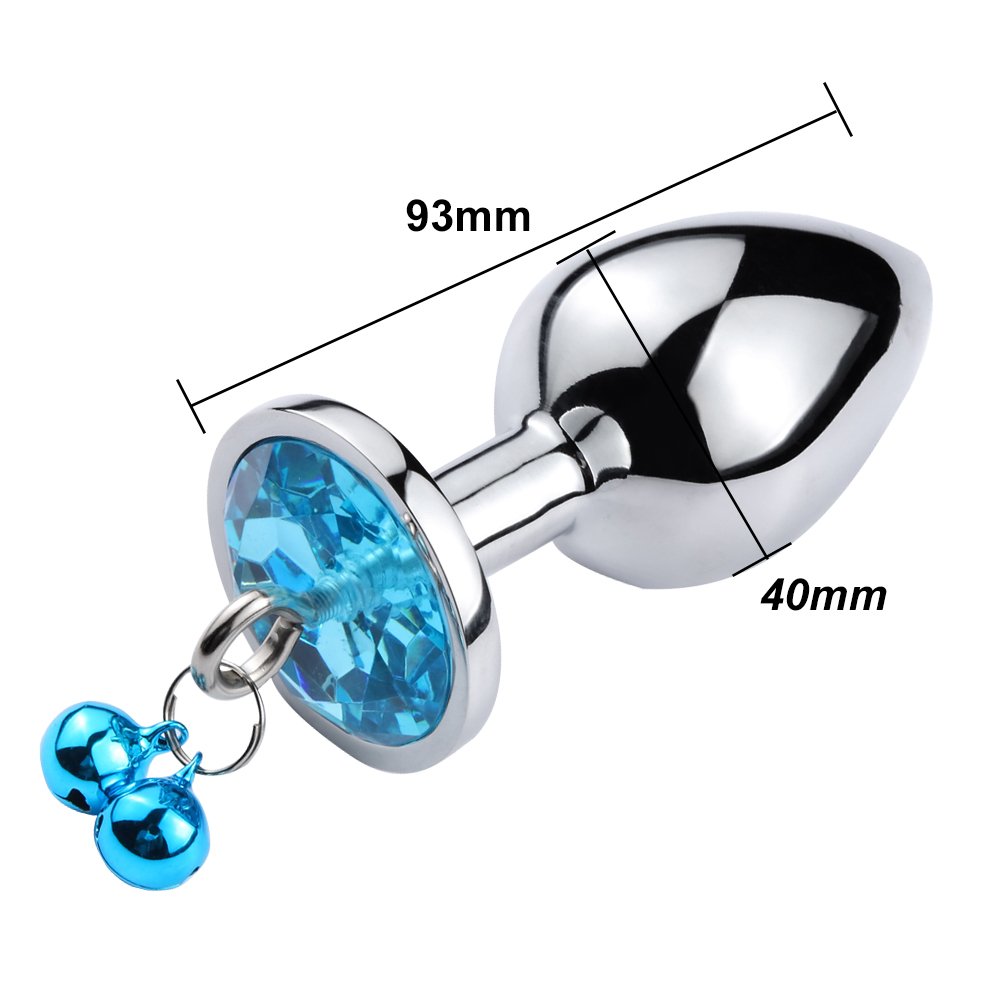 Stainless Steel Anal Plug Crystal Jewelry BDSM ButtPlug Anal Sex Toys for Woman Metal Anal Beads Butt Plug Set