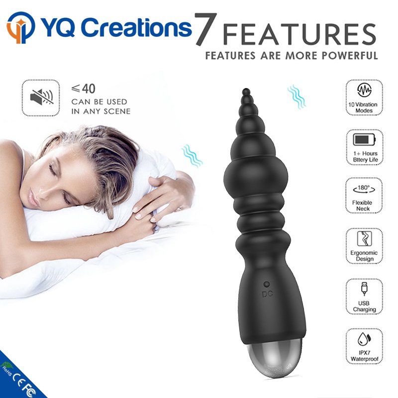 Hot Selling Anal Exercise Vibrating Anal Butt Plug for Couple Sex