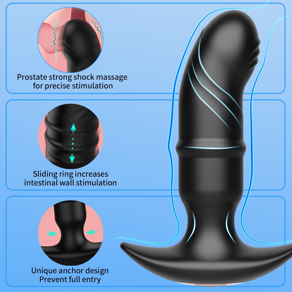 Sm Set Weighted Anal Plug Snug Plug Butt Anal Plug 3 Pcs Adult Sex Toy For Man Women Couple