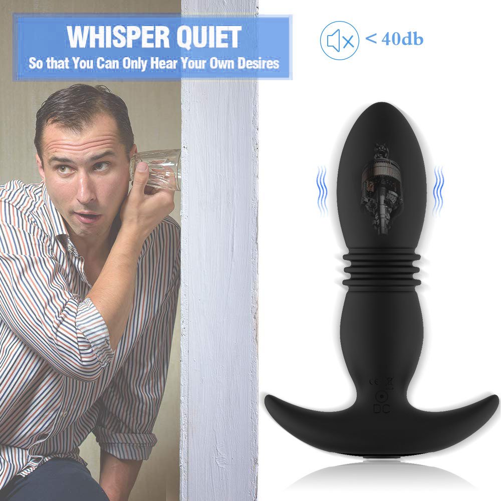 Safe Remote Control Butt Plug Prostate Massage Vibrator Anal Sex Toys Men Women Real Vagina Feel Vibration Scaling