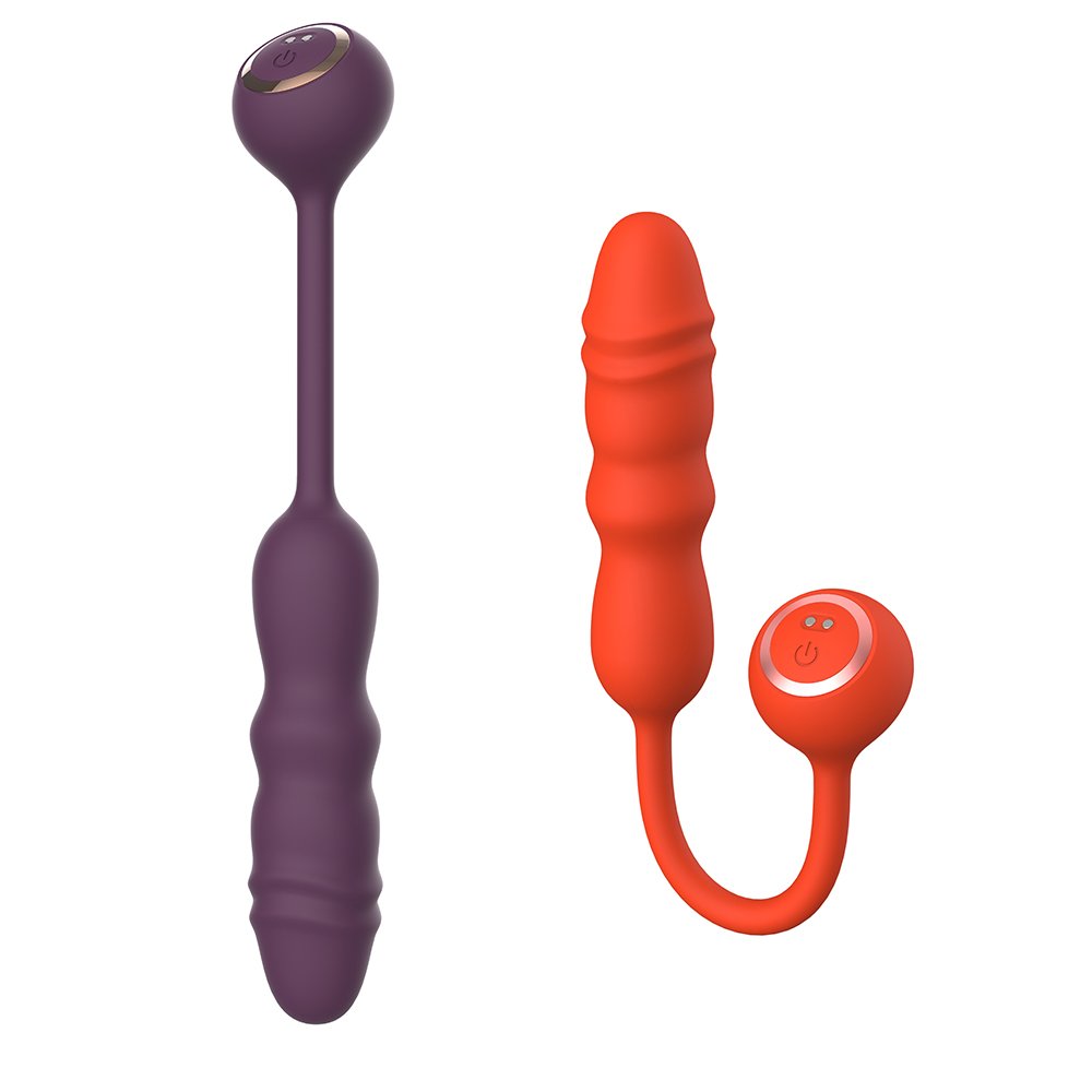 Hot Selling Products 2022 2 in 1 Clitoral Stimulator Thrusting Bullet Egg Vibrator for Anal Vagina Stimulation Adult Sex Toys