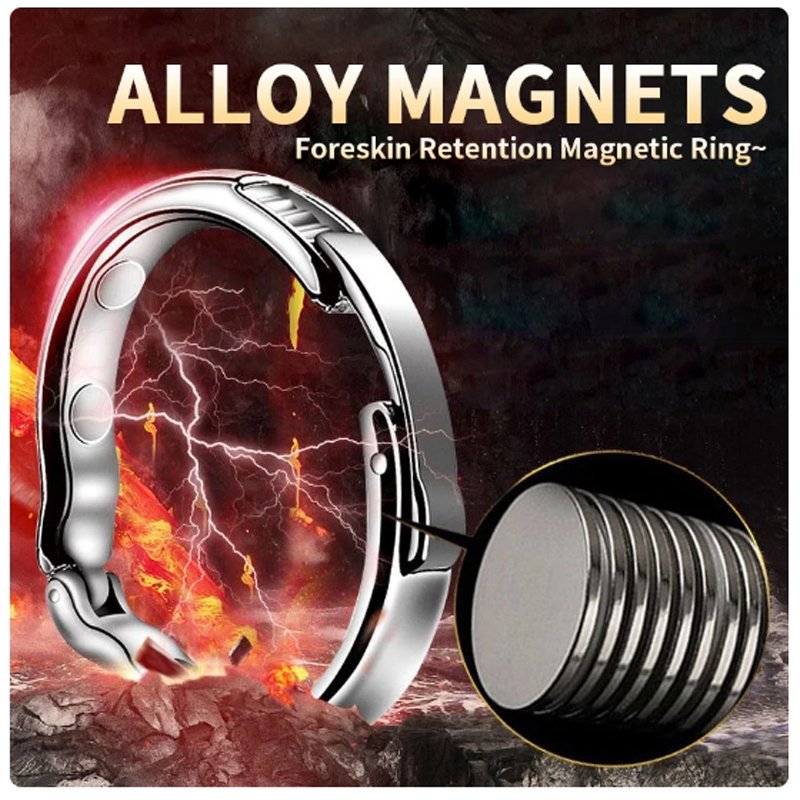 Anal Stimulation Metal Piercing Cock Ring Vibrating Sexual Toy for Men Silicone Material Juguetes Sexuales Male Penis Toys