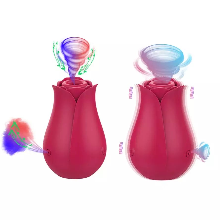 10 Speed rose toy vibrator Licking for Adults products Clitoris Suction Sex Toys for Women hot sell Rose vibrator