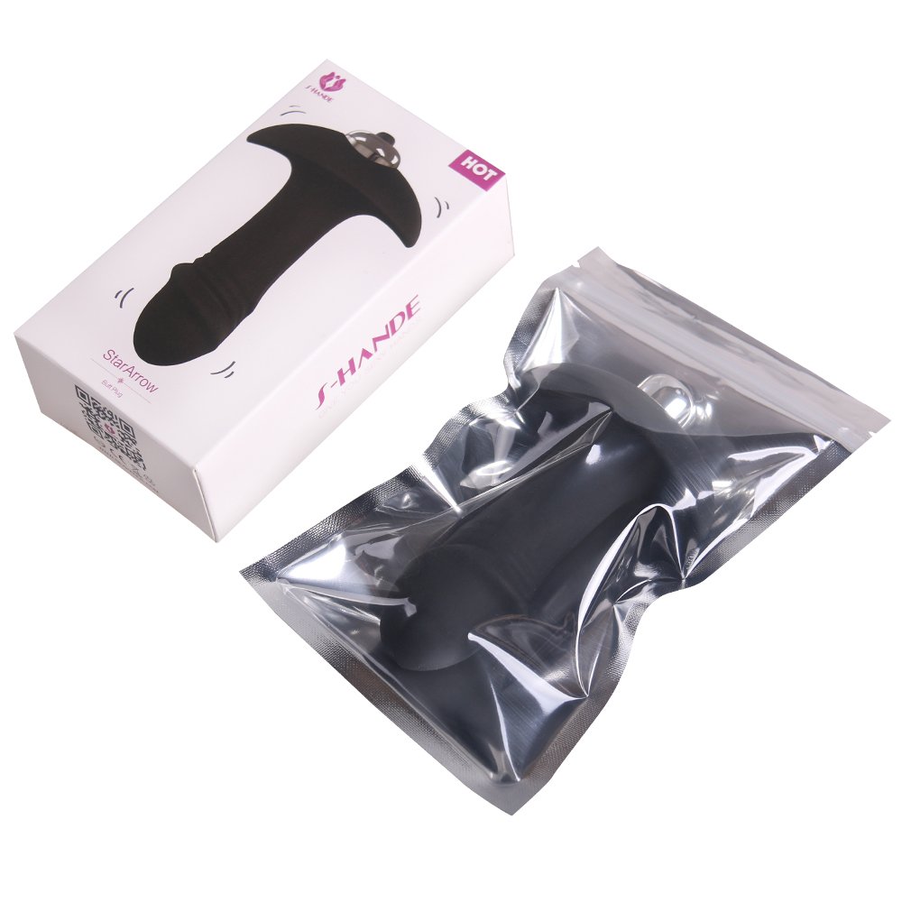 S-HANDE Intensive electric shock anal plug with multi-speeds vibrating male sex toy