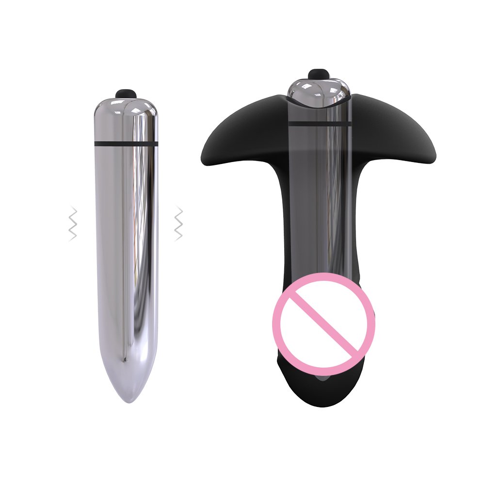 S-HANDE Intensive electric shock anal plug with multi-speeds vibrating male sex toy