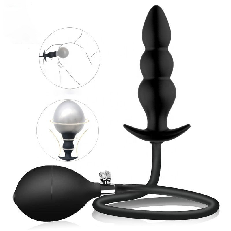 Inflatable Huge Anal Plug Butt plug Tail Prostate Massage Vagina Anus Dilator Adult Games Anal Sex Toy For Woman Men