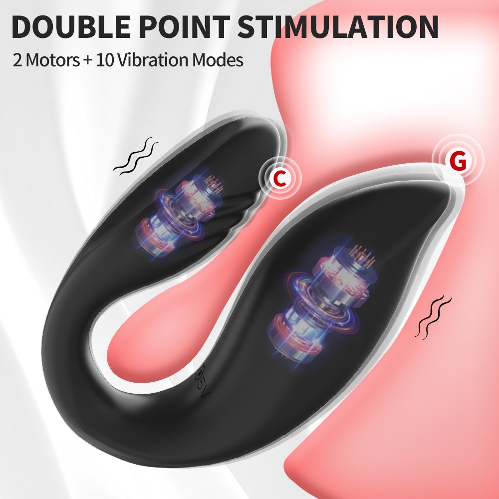 New Wireless Remote Control Bending Rotary Vibrator Women Wear Vibrating Underwear U-shaped Jumping Egg Adult Sex Product
