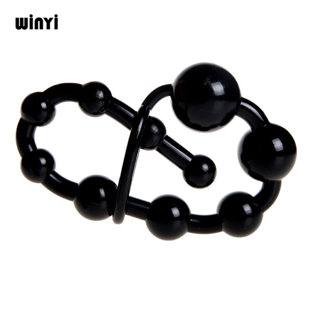 Trending Wholesale Anal Beads Stimulator Anus Plugs Handy Retrieval Ring Extremely Slippery Smooth Vagina Plug Anal Sex Toys