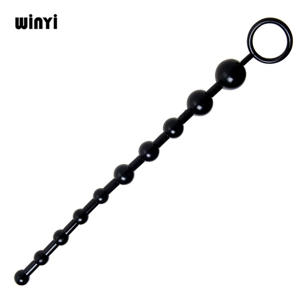 Trending Wholesale Anal Beads Stimulator Anus Plugs Handy Retrieval Ring Extremely Slippery Smooth Vagina Plug Anal Sex Toys