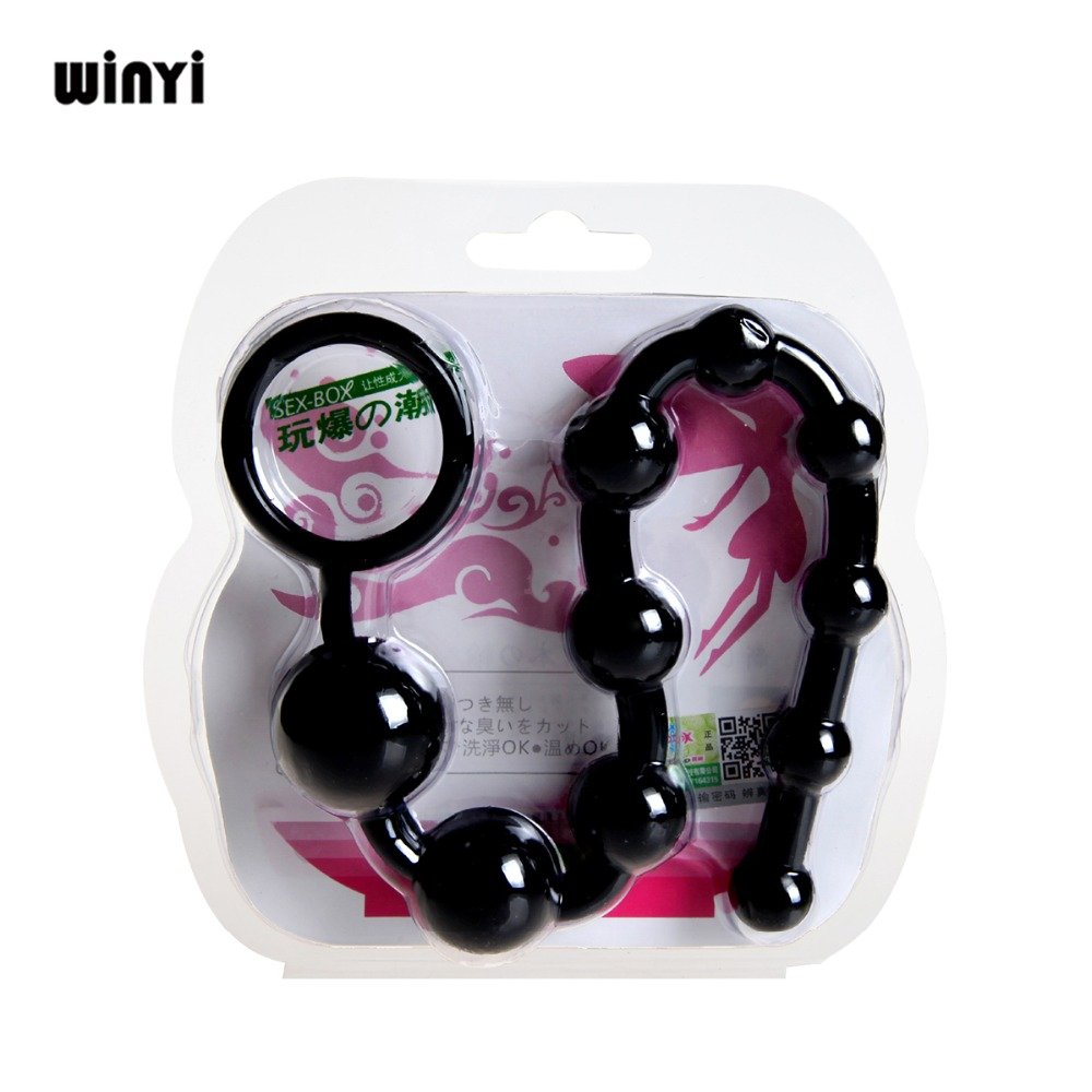 Trending Wholesale Anal Beads Stimulator Anus Plugs Handy Retrieval Ring Extremely Slippery Smooth Vagina Plug Anal Sex Toys