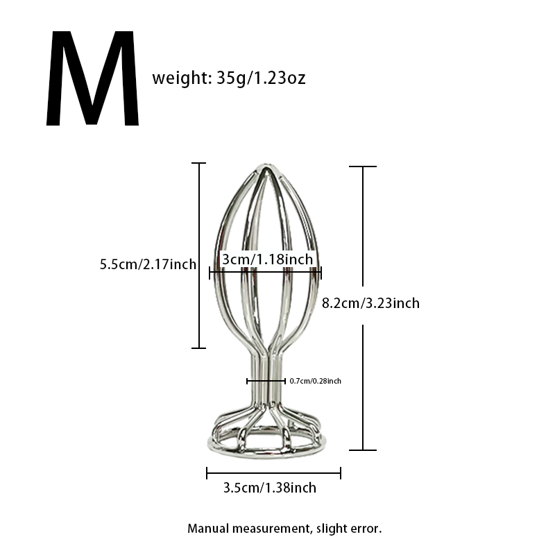 High Quality Hollow out Stainless Steel Anal Plugs Rear-entry wearable Large Medium Small Couples Alternative Use Anal Sex Toys
