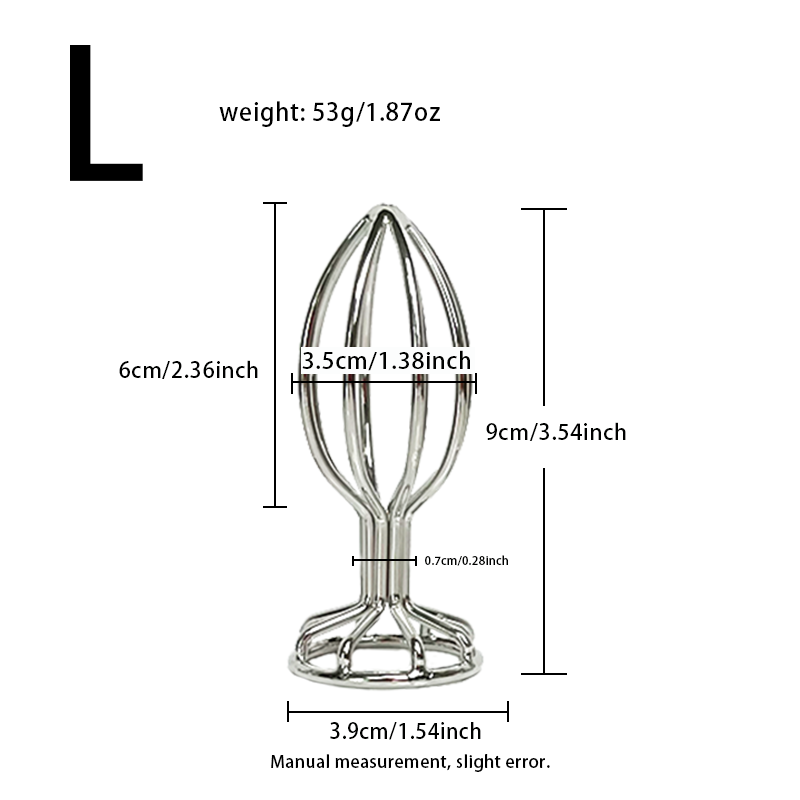 High Quality Hollow out Stainless Steel Anal Plugs Rear-entry wearable Large Medium Small Couples Alternative Use Anal Sex Toys