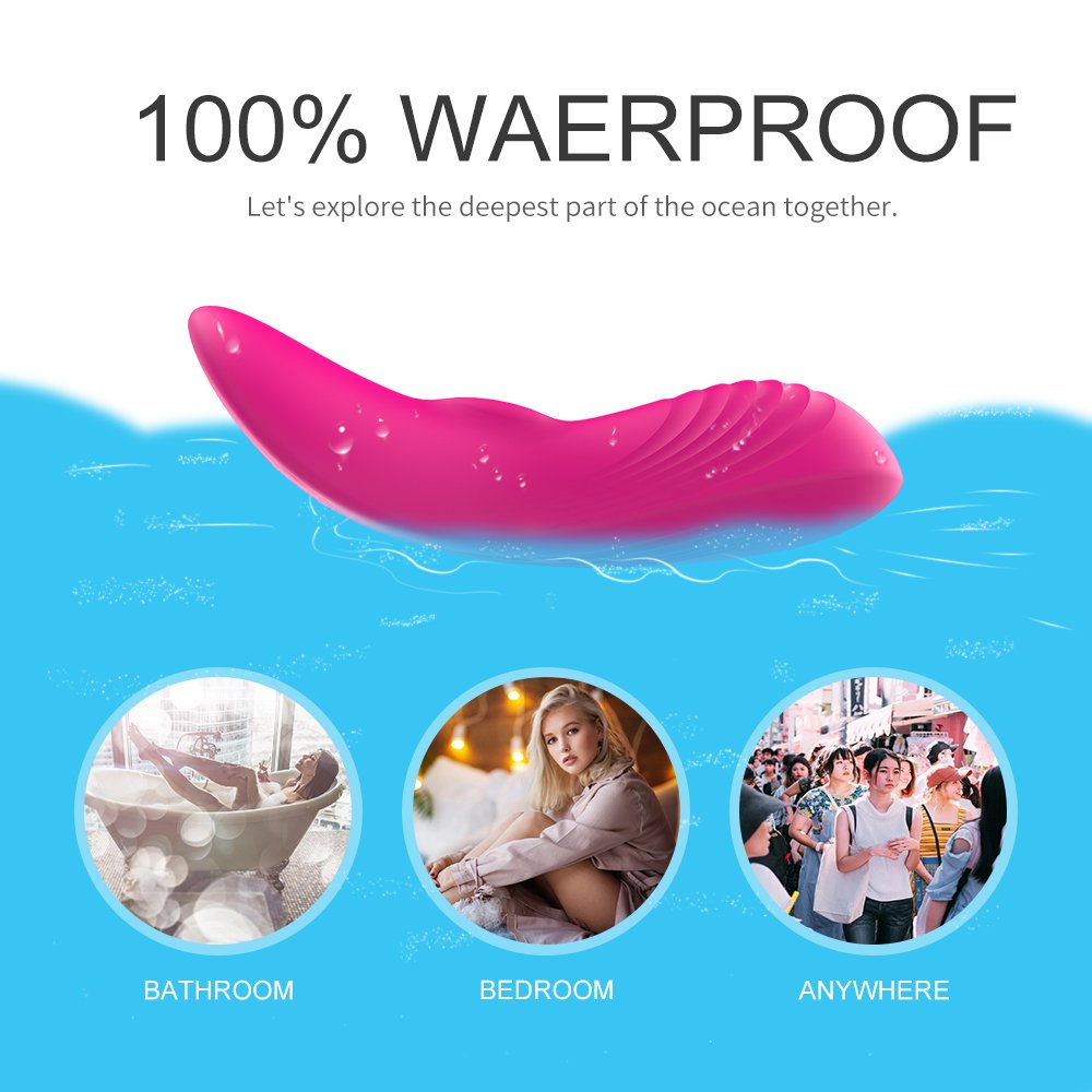 HM Wireless Mini Remote Control Clitoris Stimulation Panty Wearable Vibrator For Girl Sucking Machine For Men
