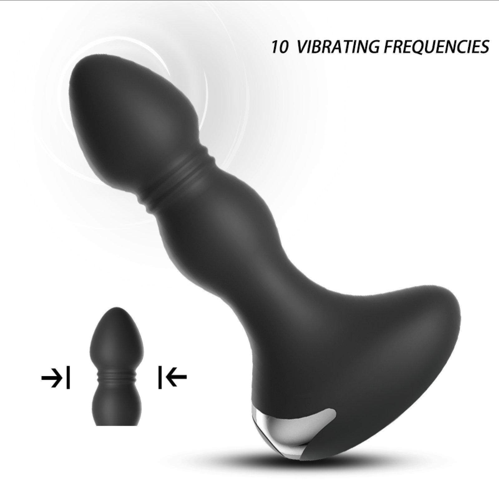 APP Remote Control Vibrating Anal Plug Silicone Vibrator Butt Plug Massager Adult Masturbation Sex Toys for Men and Women