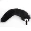 Faux fur Fox tail plug short Gradients Purple Pink small anal plug cosplay sex