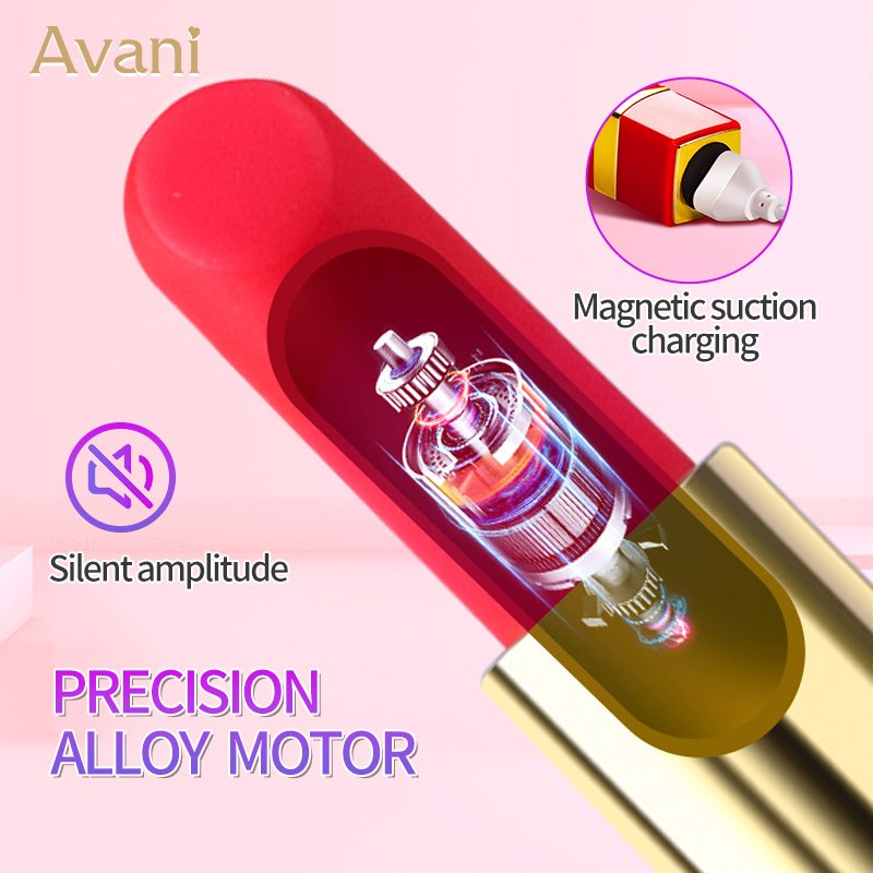Rechargeable Li Battery Charging Colorful Masturbation Lipstick sex toy for women Vibrating masturbator