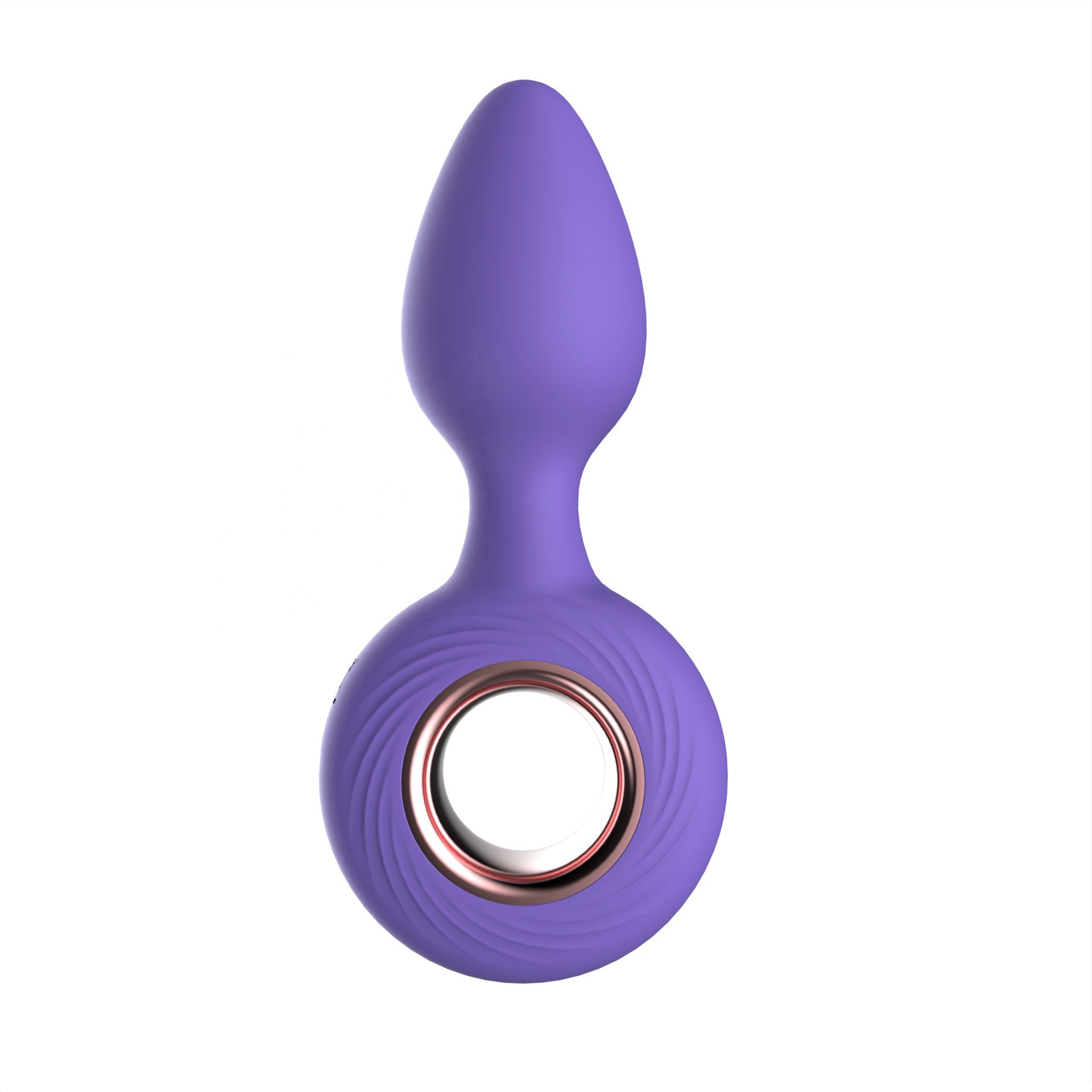 Best selling 12 frequency anal vibrator sex toys vibrating anal plug with ring butt plug vibrator