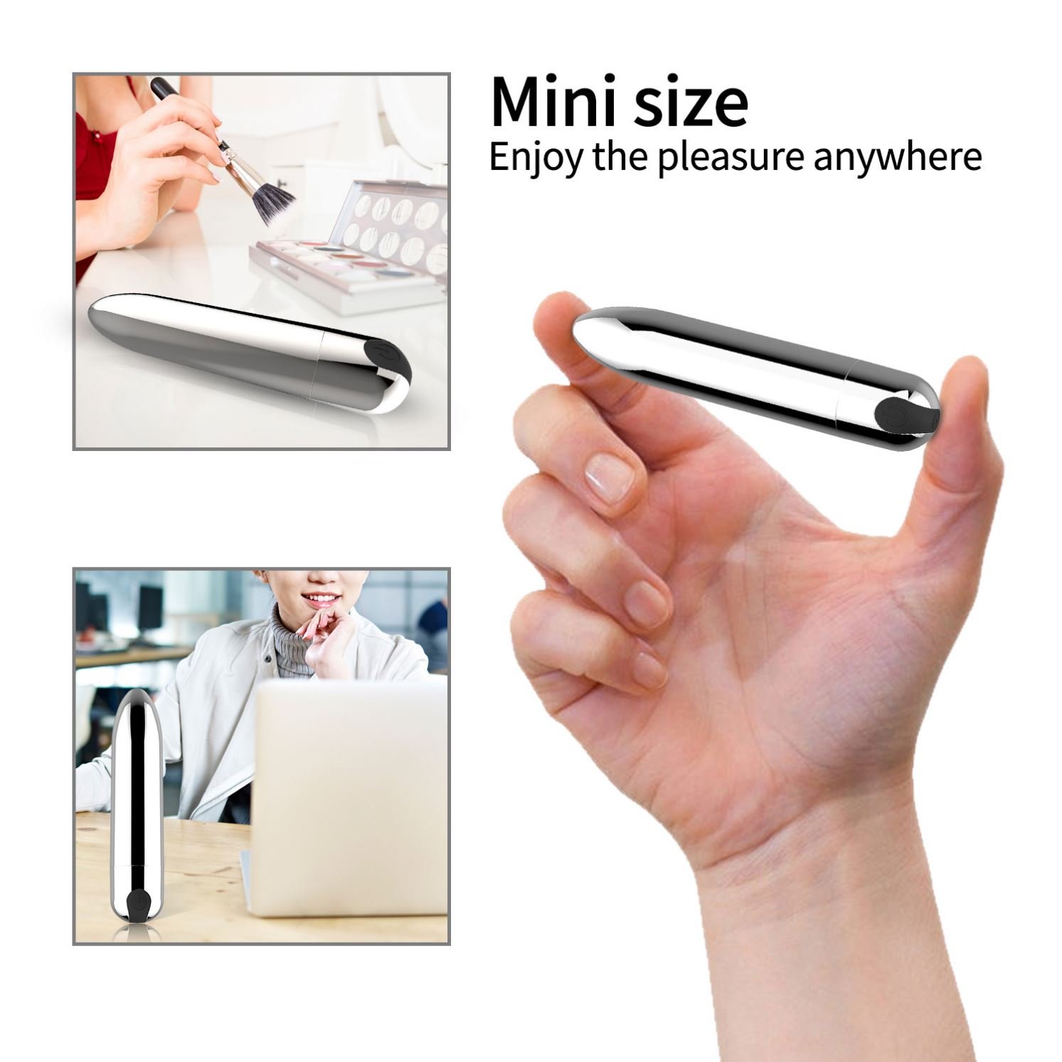2024 amazon hot sale Bullet Butt Anal Plug Vibrator 10 Mode Vibration Dildo Vibrator for Male Female Adult Sex Toys