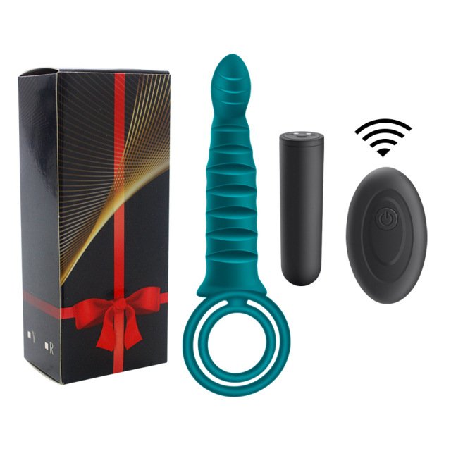 Masturbator Wireless Control Butt Plug Lock Ring Male Prostate Massage Anal Beads Vibrator sex toy for Couple