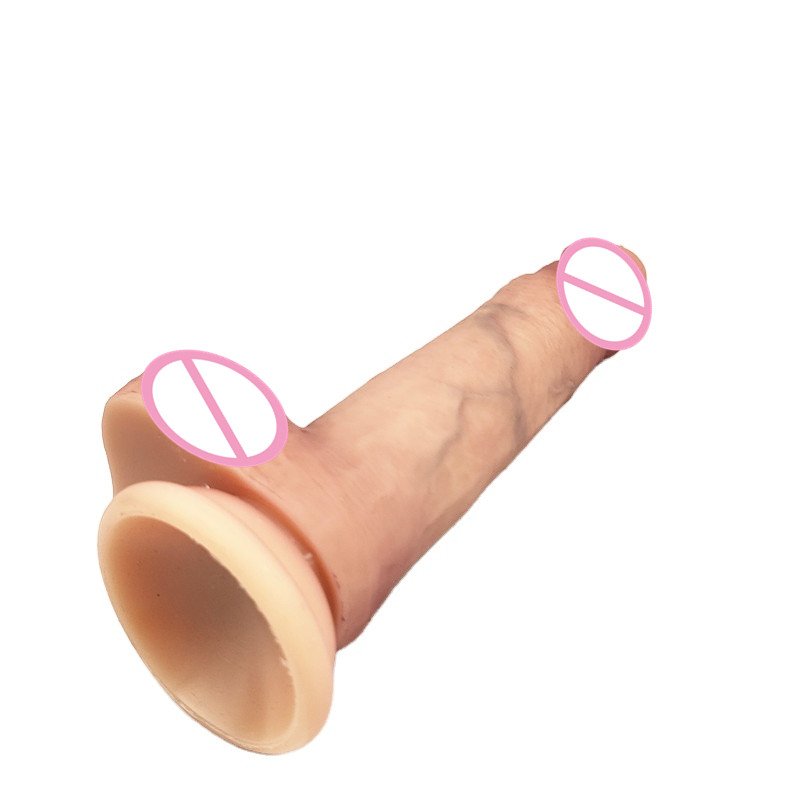 9 inch huge size Realistic Silicone Sliding Dildo outer skin can be moved up and down by hand sex toy penis for men women anal