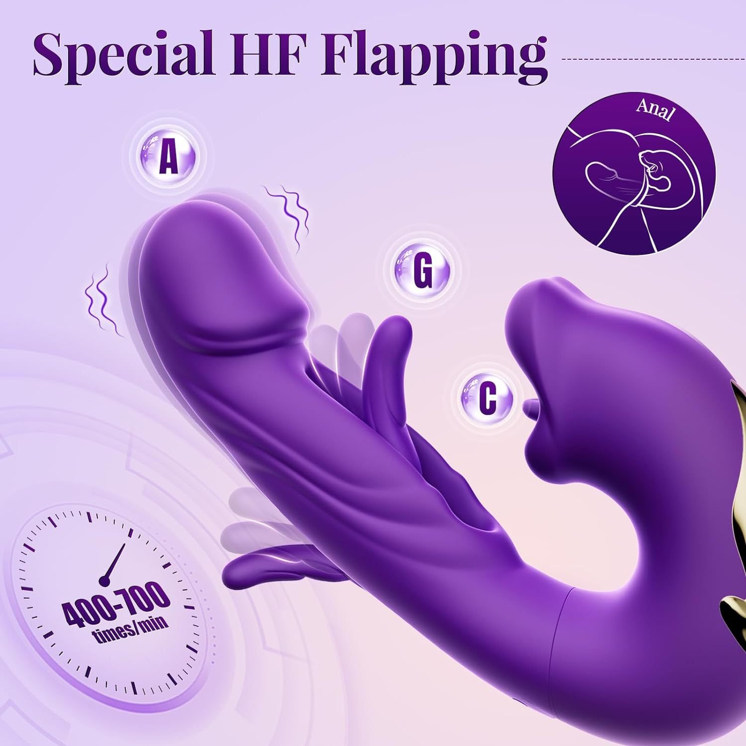 G Spot Flapping Vibrator Licking Modes Massager Tongue Toys for Women Clitoral Stimulation Dildo Anal Sex Toys Adult 18+