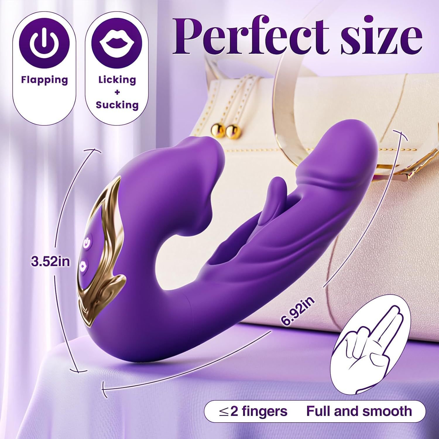 G Spot Flapping Vibrator Licking Modes Massager Tongue Toys for Women Clitoral Stimulation Dildo Anal Sex Toys Adult 18+