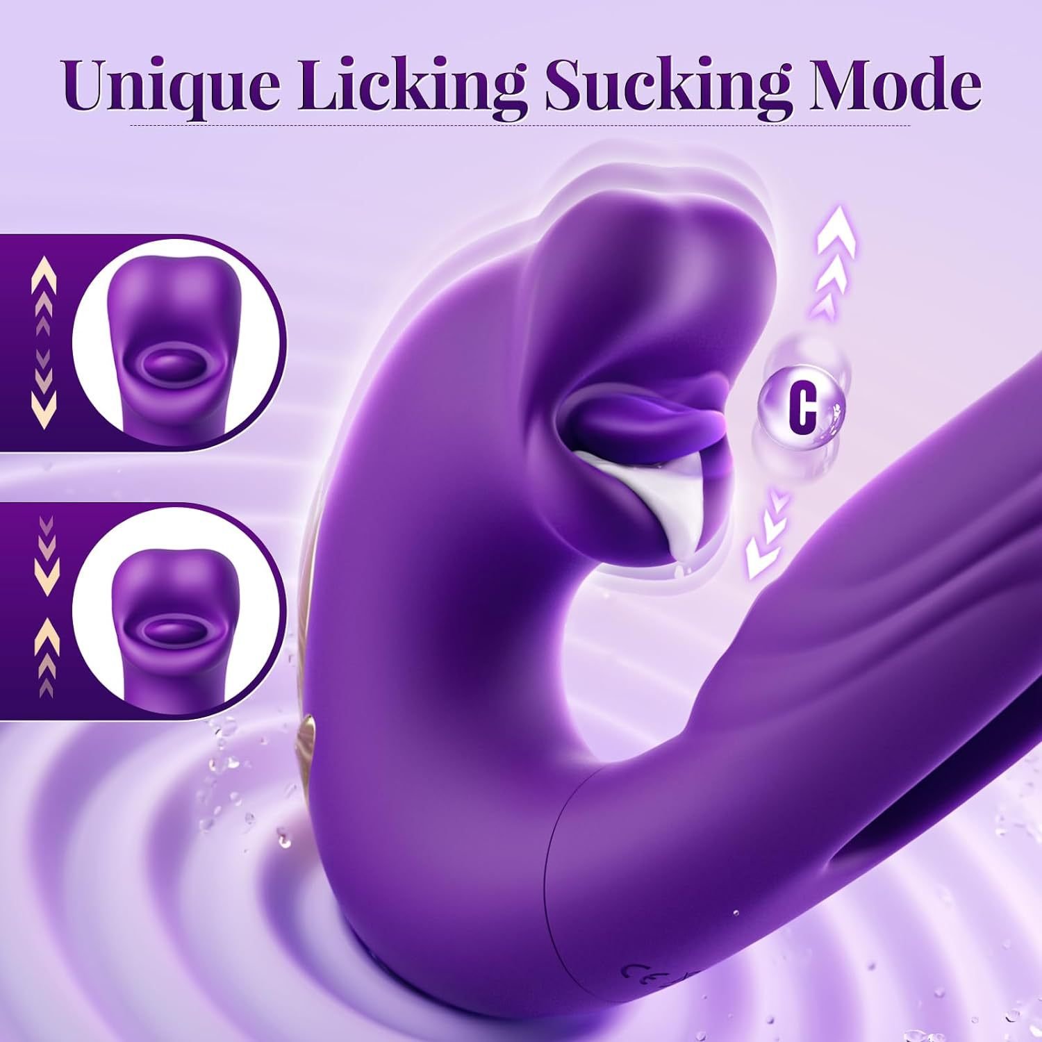 G Spot Flapping Vibrator Licking Modes Massager Tongue Toys for Women Clitoral Stimulation Dildo Anal Sex Toys Adult 18+