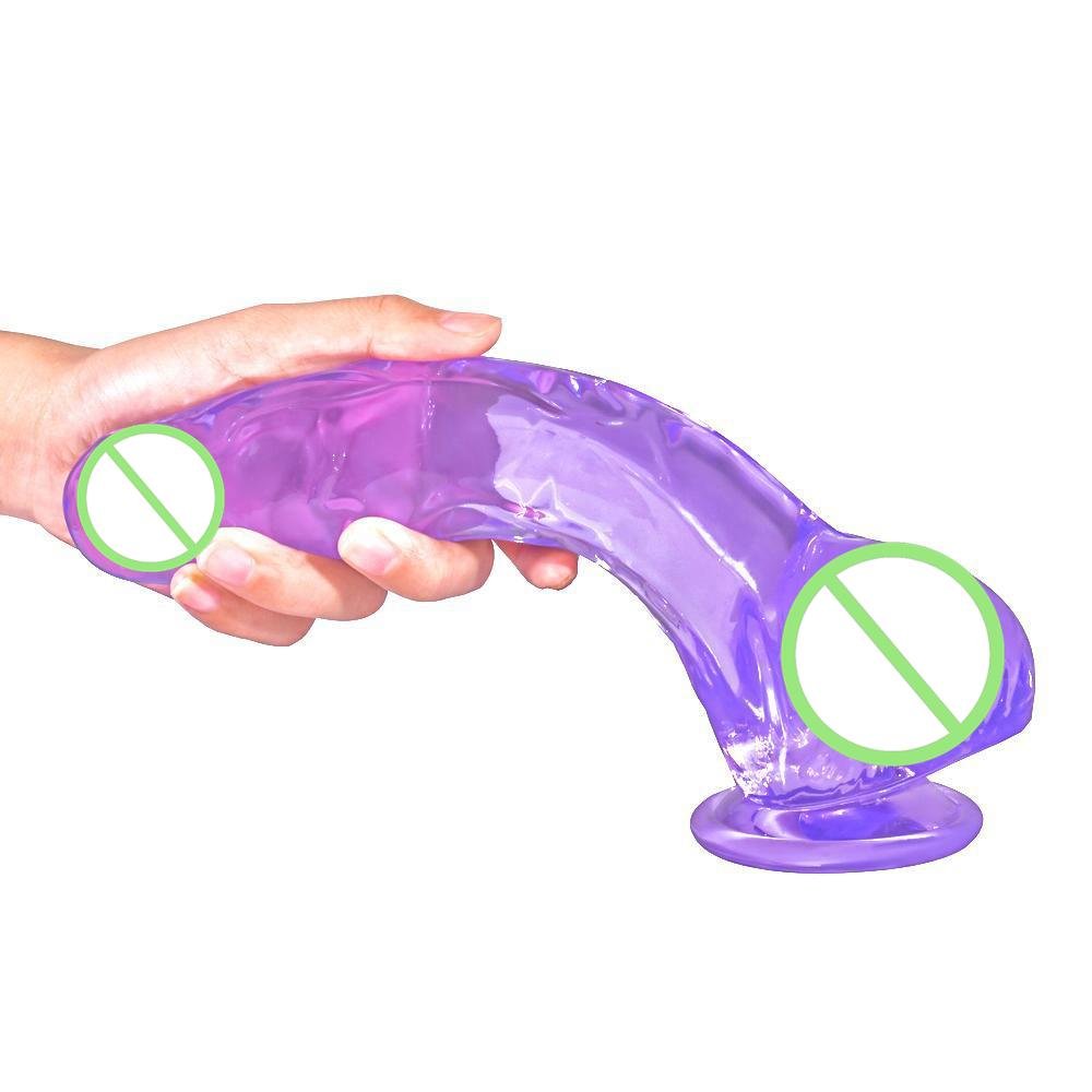 23cm Dia 4.25cm Huge Jelly XXL Dildo with Strong Suction Cup Vagina G-spot Stimulation Penis Adult Sex Toy For Women Men Lesbian