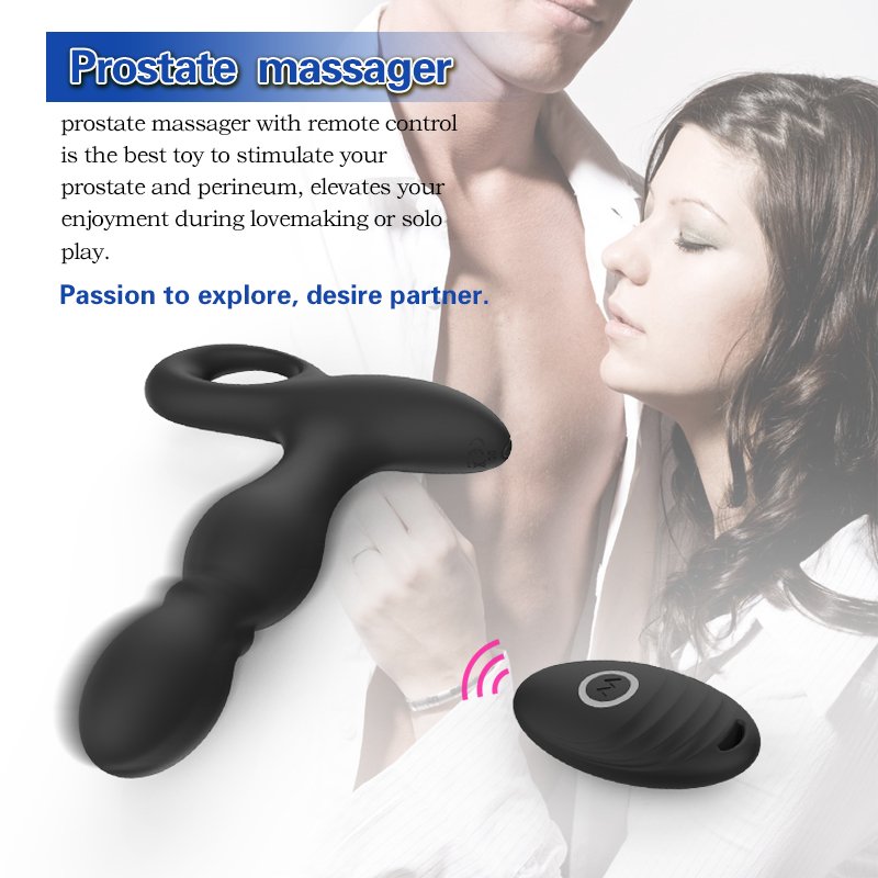 Remote control Butt Plug Anal Plug for Anal Sex, Silicone Anal Plug Toy for Comfortable Sex