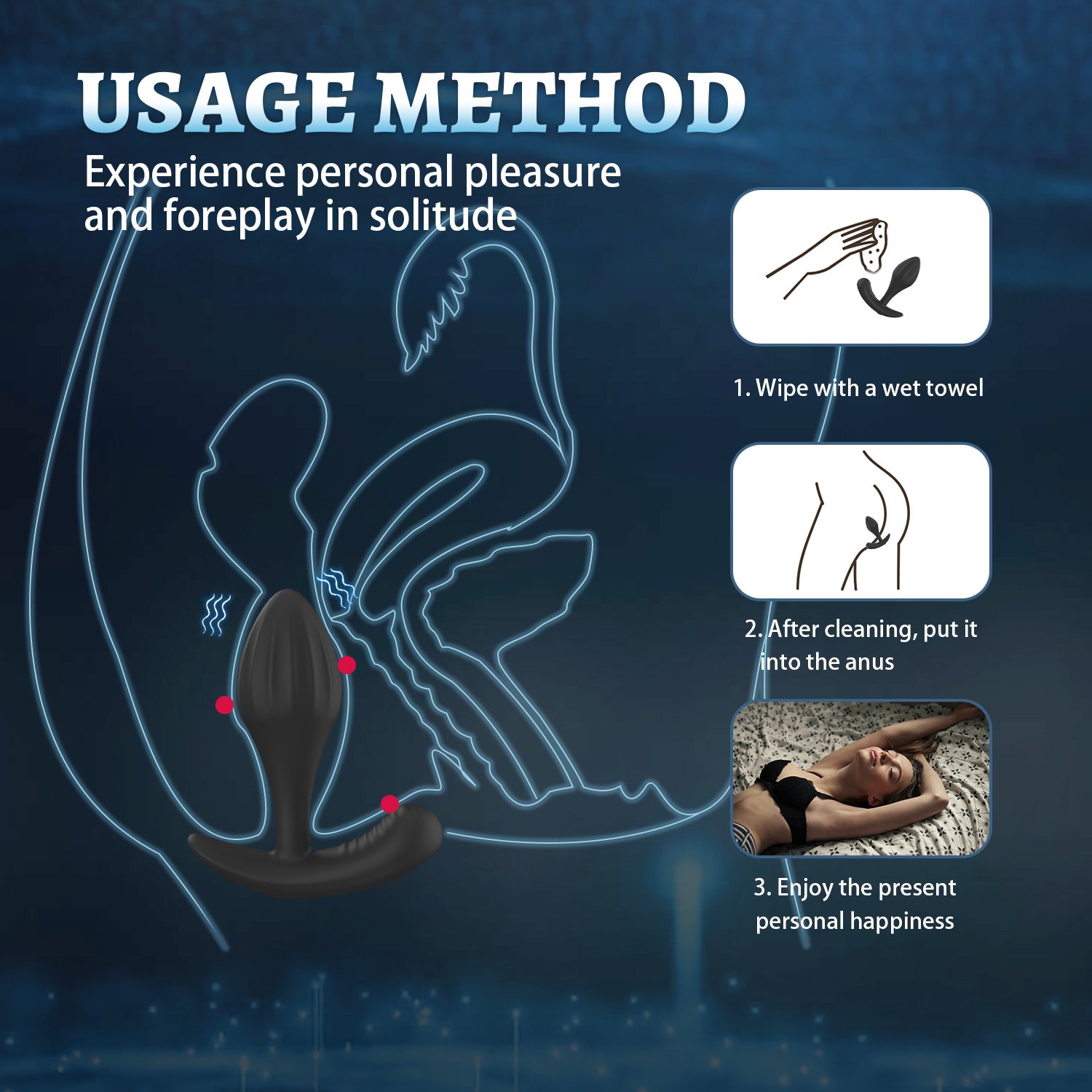 Ylove Liquid Silicone Powerful Prostate Massager Adult Sex Toys Remote Control Vibrating Anal Plug Toys for Men Women Vibrator