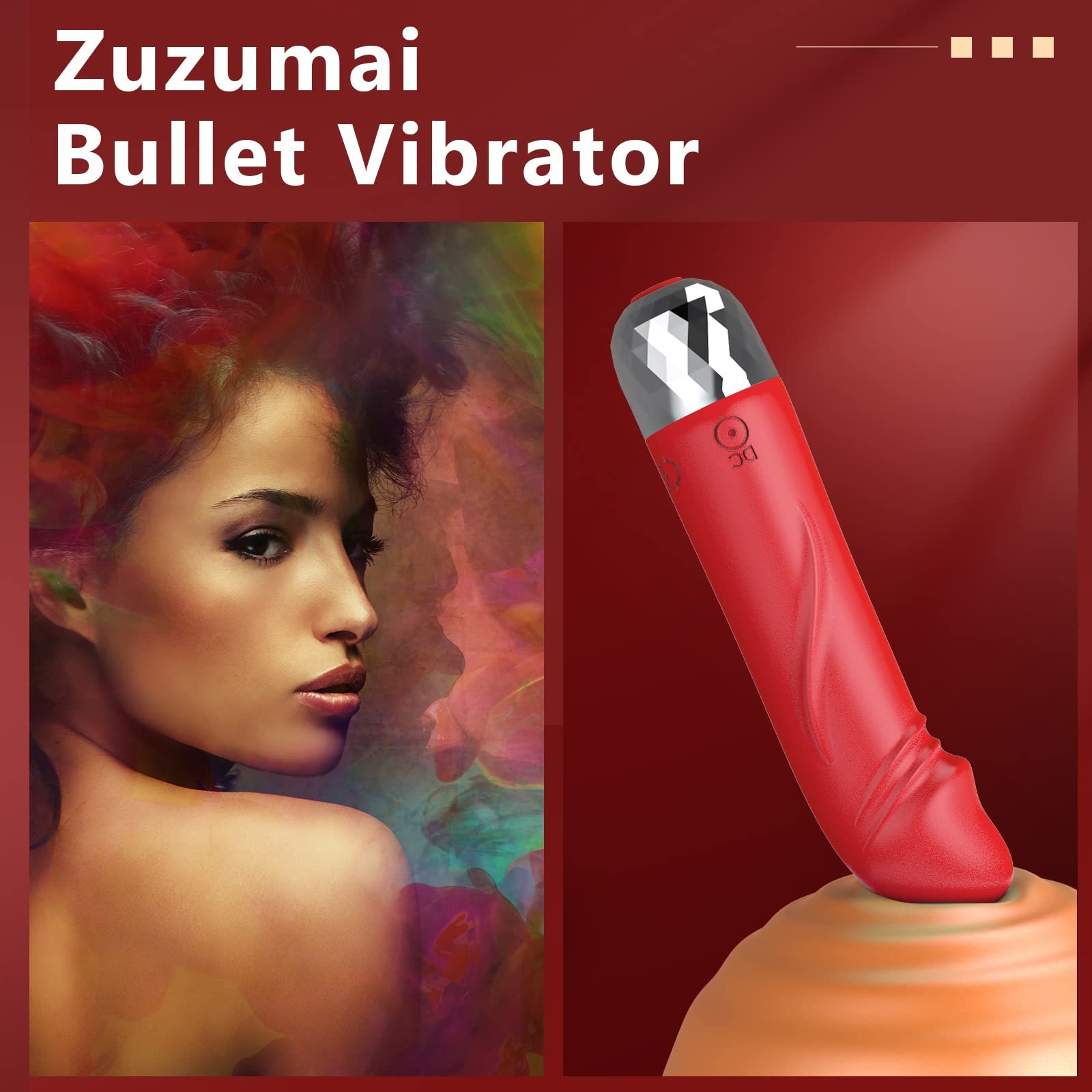 Mini G Spot Bullet Vibrator Massager for Clitoral Nipple and Anal Stimulation, Adult Sex Toy for Woman Couples sex toy for women