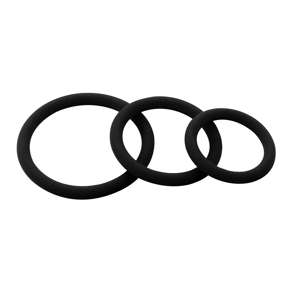 3PCS Penis Delay Ring Penis Silicone O Ring Sex Toy Cock Ring for Men