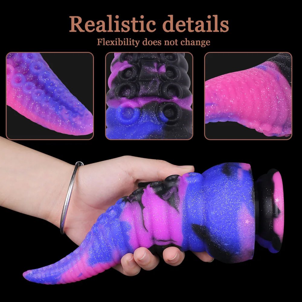 Adult Silicone Toys for Women Anal Plug Special Shaped Super Huge BDSM Couple Butt Plugs Octopus Whisker