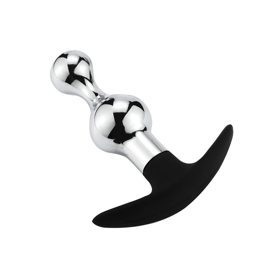 Silicone Butt Plug Anal Toys Aluminum Alloy Metal Sex Toys for Women and Men Anal Plug Sex Toys