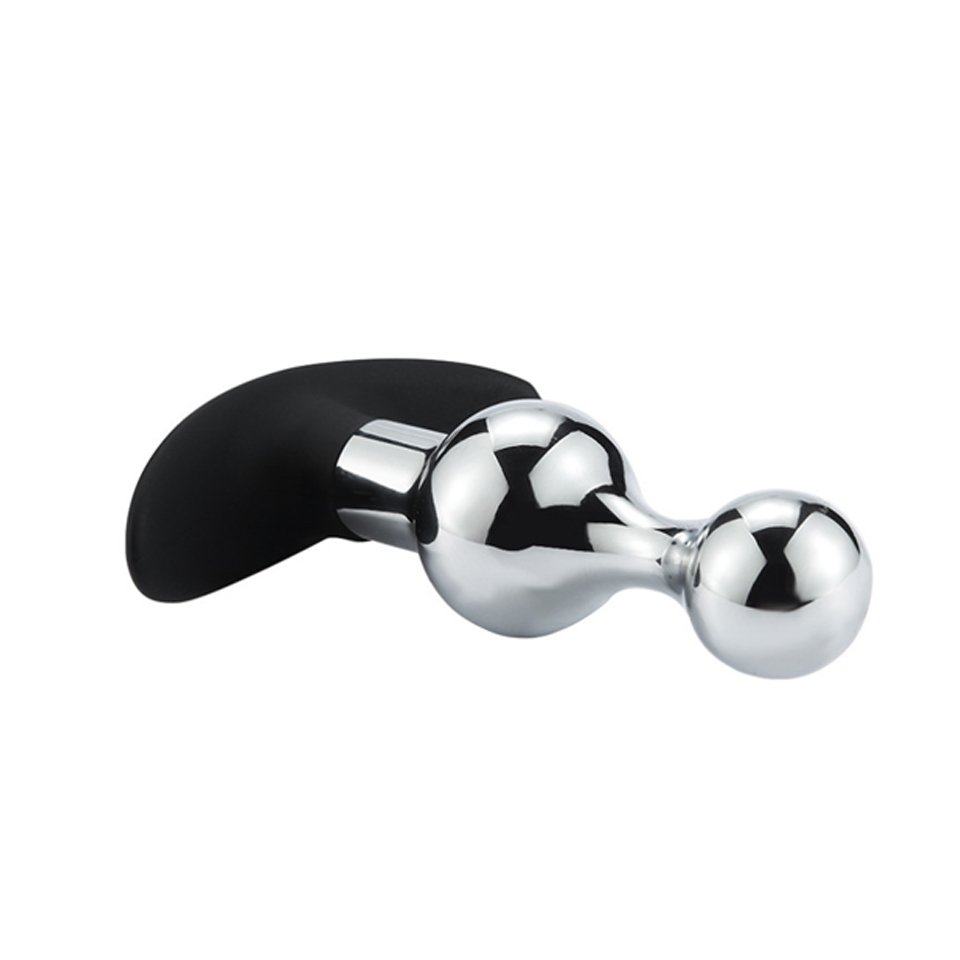 Silicone Butt Plug Anal Toys Aluminum Alloy Metal Sex Toys for Women and Men Anal Plug Sex Toys