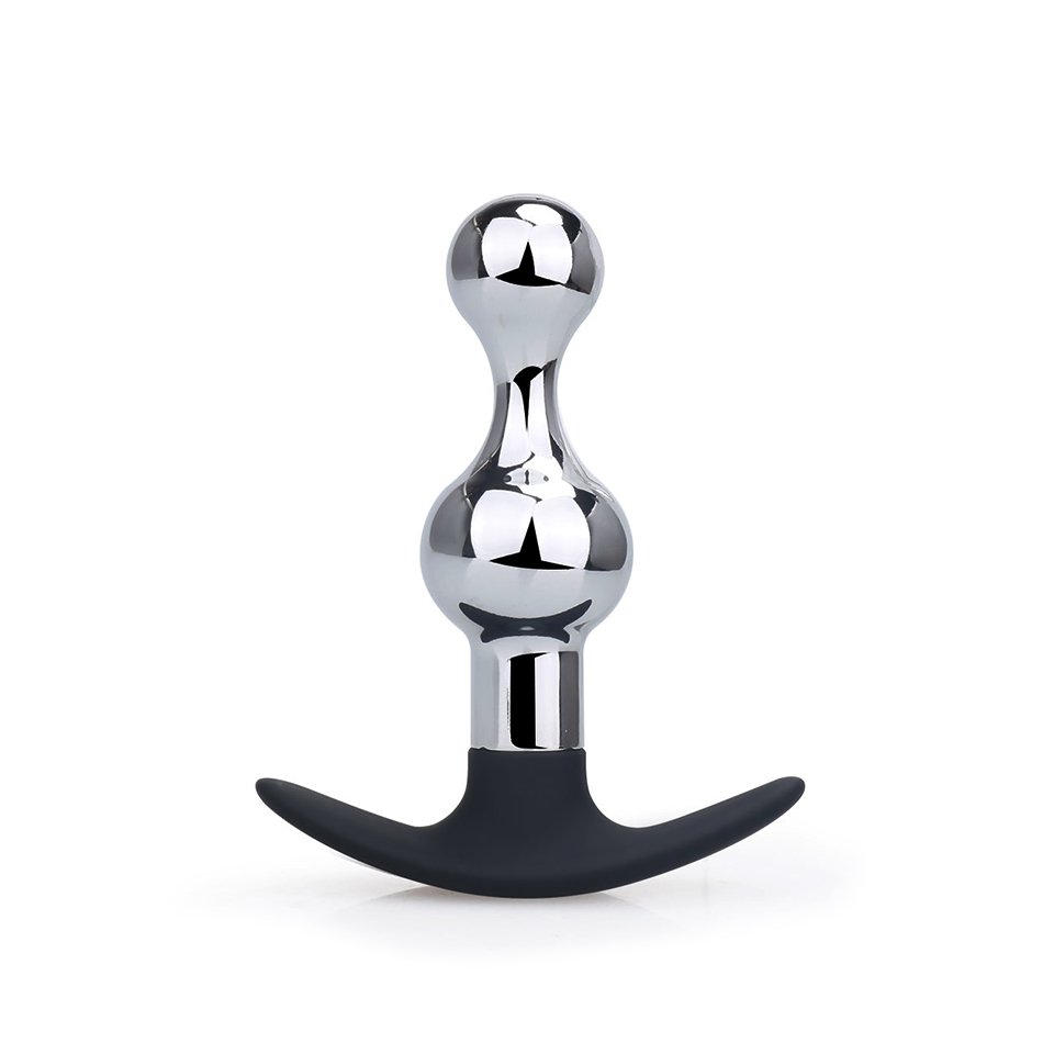Silicone Butt Plug Anal Toys Aluminum Alloy Metal Sex Toys for Women and Men Anal Plug Sex Toys