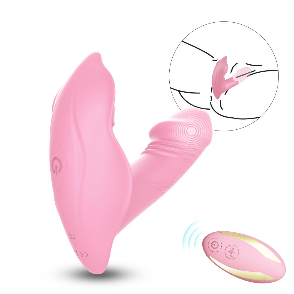 Pink/Purple Wearable Clitoris G-spot Remote Control Vibrator Sex Toys Prostate Massage Anal Plug Sex Toy For Women Panty