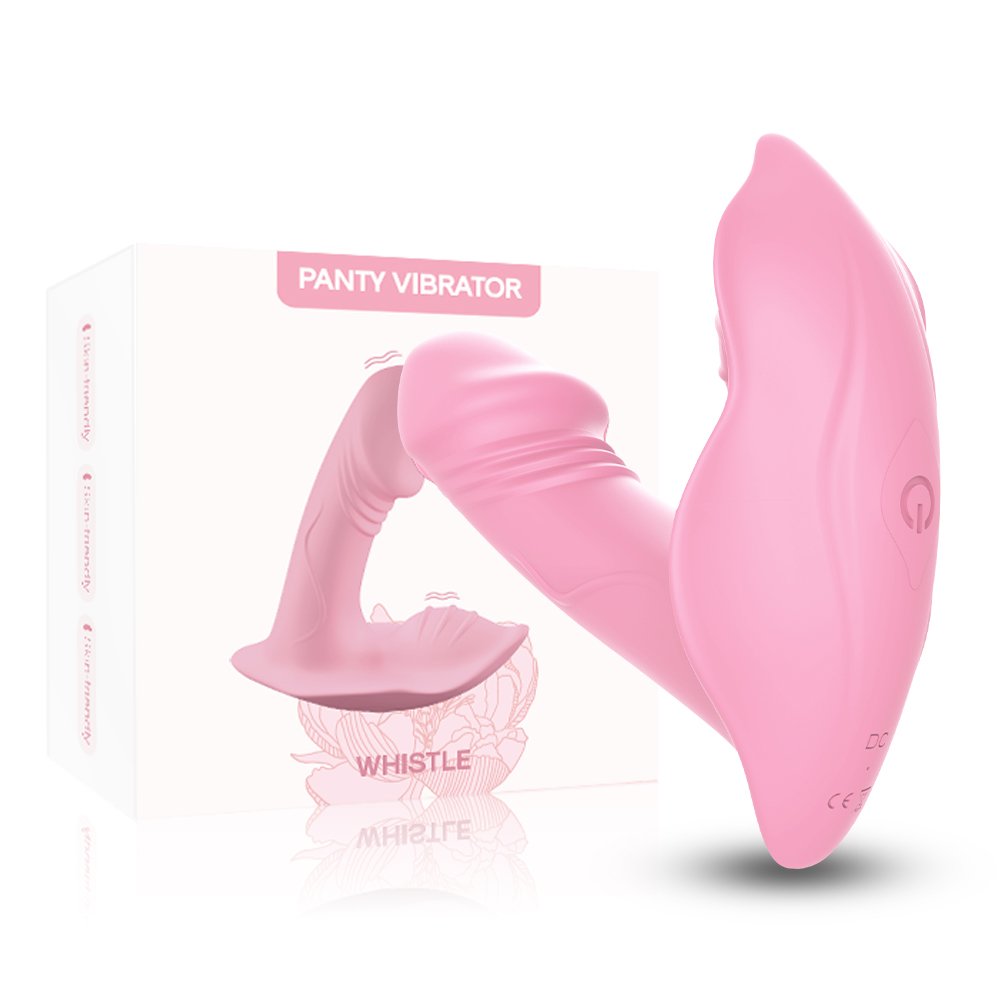 Pink/Purple Wearable Clitoris G-spot Remote Control Vibrator Sex Toys Prostate Massage Anal Plug Sex Toy For Women Panty