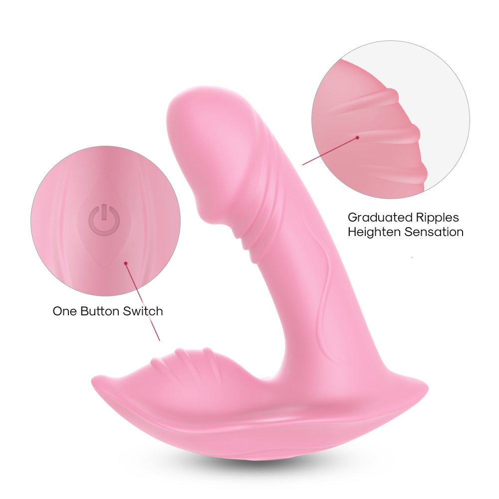 Pink/Purple Wearable Clitoris G-spot Remote Control Vibrator Sex Toys Prostate Massage Anal Plug Sex Toy For Women Panty