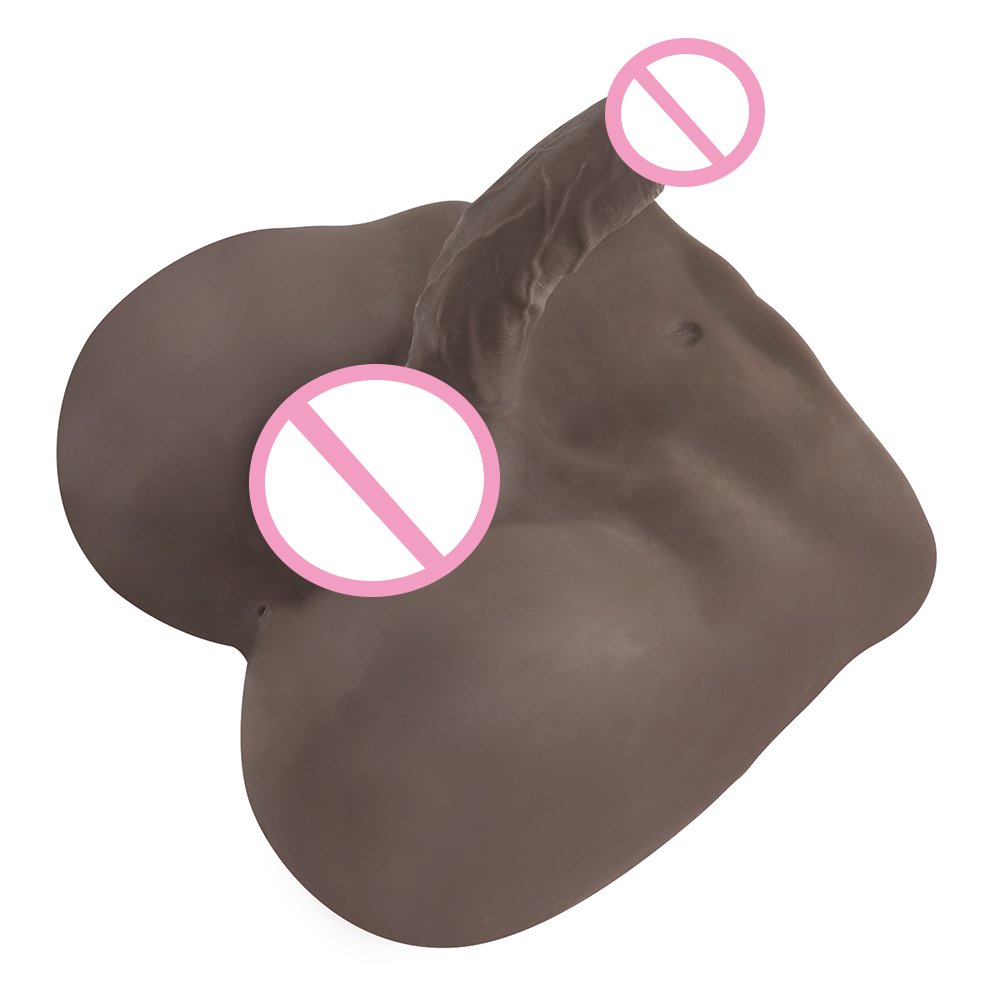 Men's Penis Huge Dildos, 3D Realistic Masturbator with Flexible Dildo and Tight Anal Entry, Lifelike Adult Sex Toys for Women