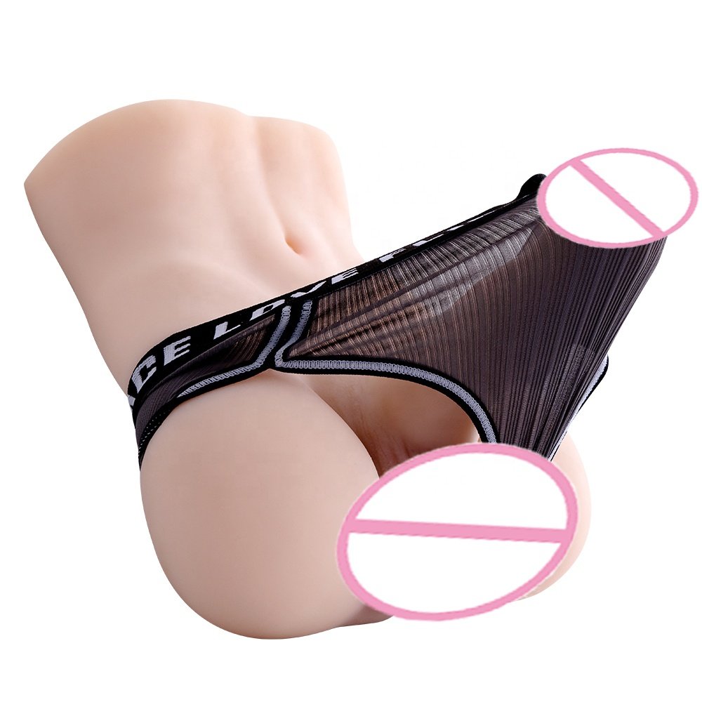 7.7LB Sex Doll Met Realistische Grote Dildo Mannelijke Torso Love Doll met 7.8 inch Enorme Cock Strakke Anale Unisex Masturbator
