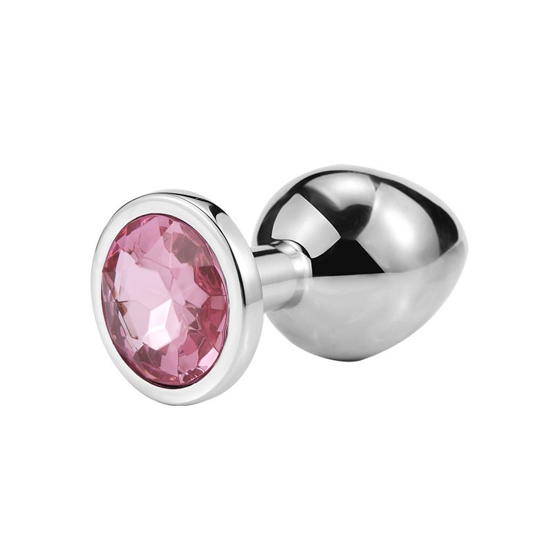 M Size Anal Plug Massager Diamond Metal Butt Plug Anal Sex Toy for Women Men Gay Erotic Toys Sex Shop Adult Product