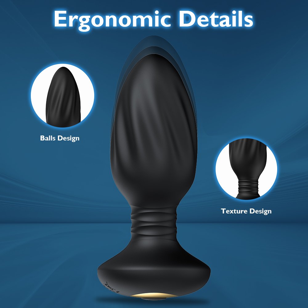 Rechargeable Silicone Anal Vibrating Wireless Remote Control G Spot Dildo Vibrator Anal Plug Vibrator Sex Toys For Women