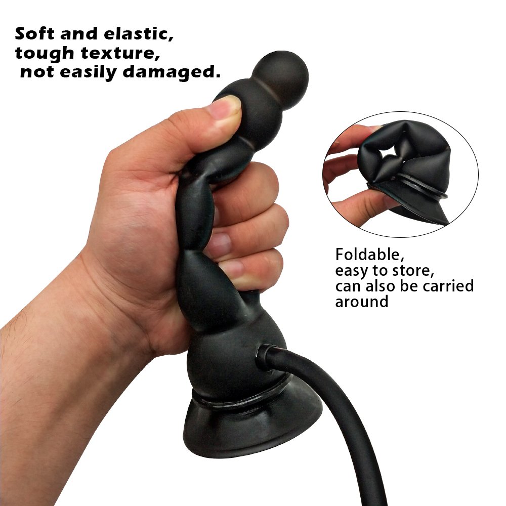 Thick Butt Plug Girth Wide Anal Dildo Adult Sex Toys Stretcher Inflatable NEW