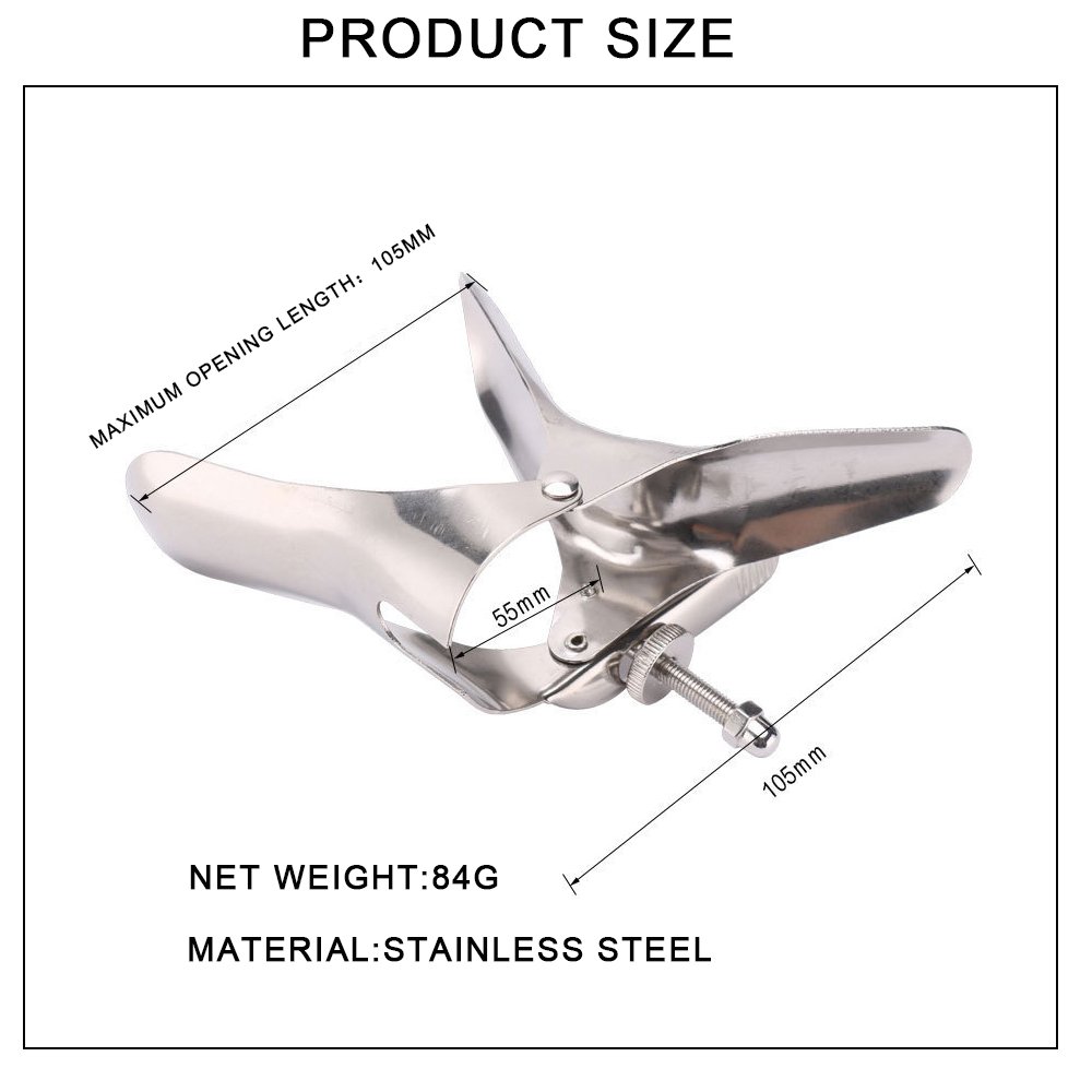 REDBURG Multifunctional Short Handle Vaginal Speculum Anal Sex Toys for Women's Vaginal Examination Tools Sexual Toys SM
