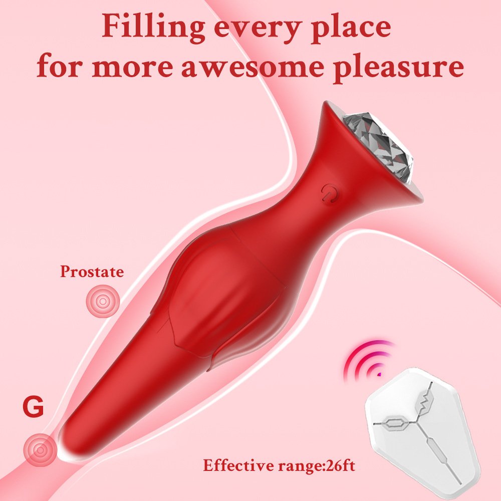Sexfoxes OEM ODM Anal Toys Vibrator Prostate Massager Anal Plug Vibrating Butt Plug Adult Sex Toys For Female Male