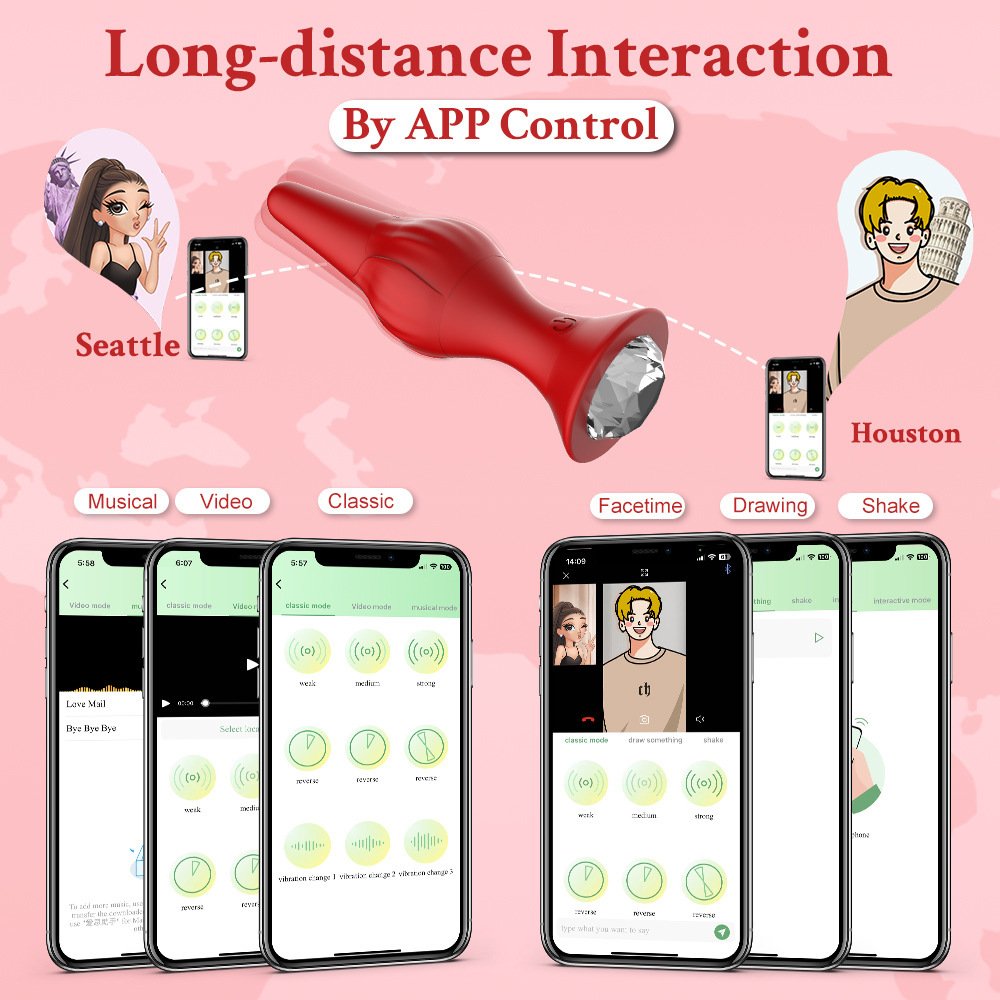 Sexfoxes OEM ODM Anal Toys Vibrator Prostate Massager Anal Plug Vibrating Butt Plug Adult Sex Toys For Female Male